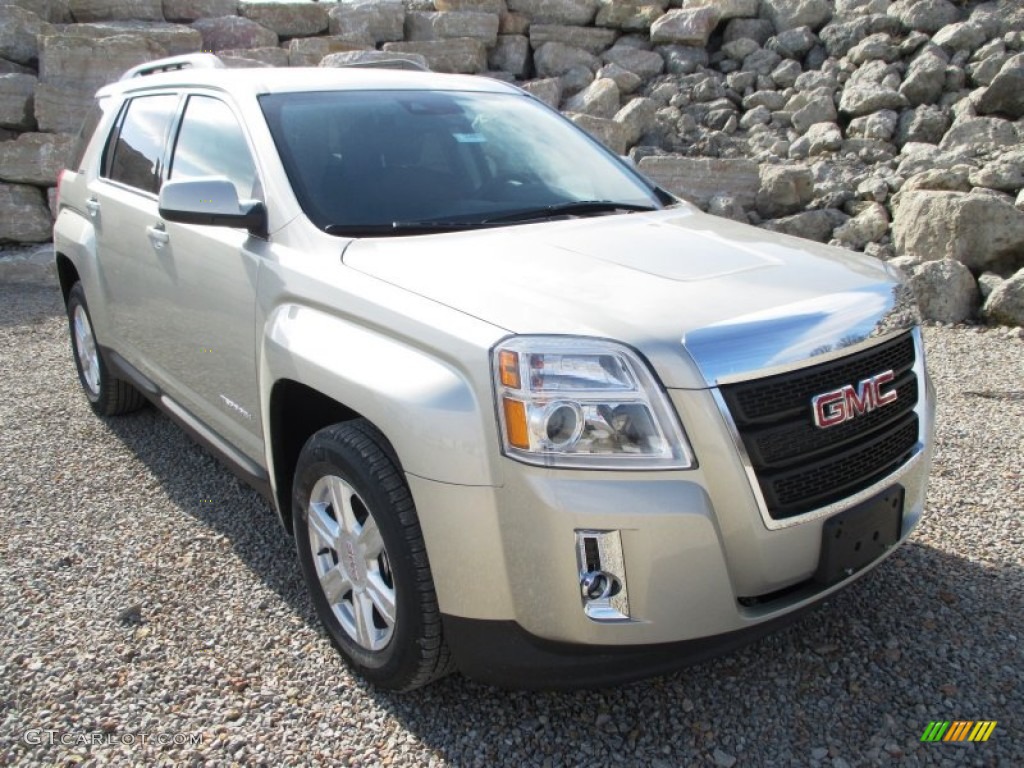 Champagne Silver Metallic 2014 GMC Terrain SLE Exterior Photo #95829990
