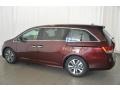 2014 Dark Cherry Pearl Honda Odyssey Touring  photo #4