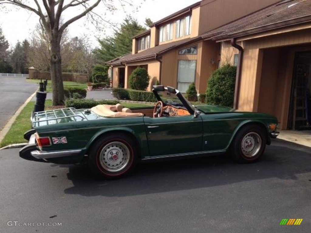 1976 TR6 Roadster - British Racing Green / Beige photo #4