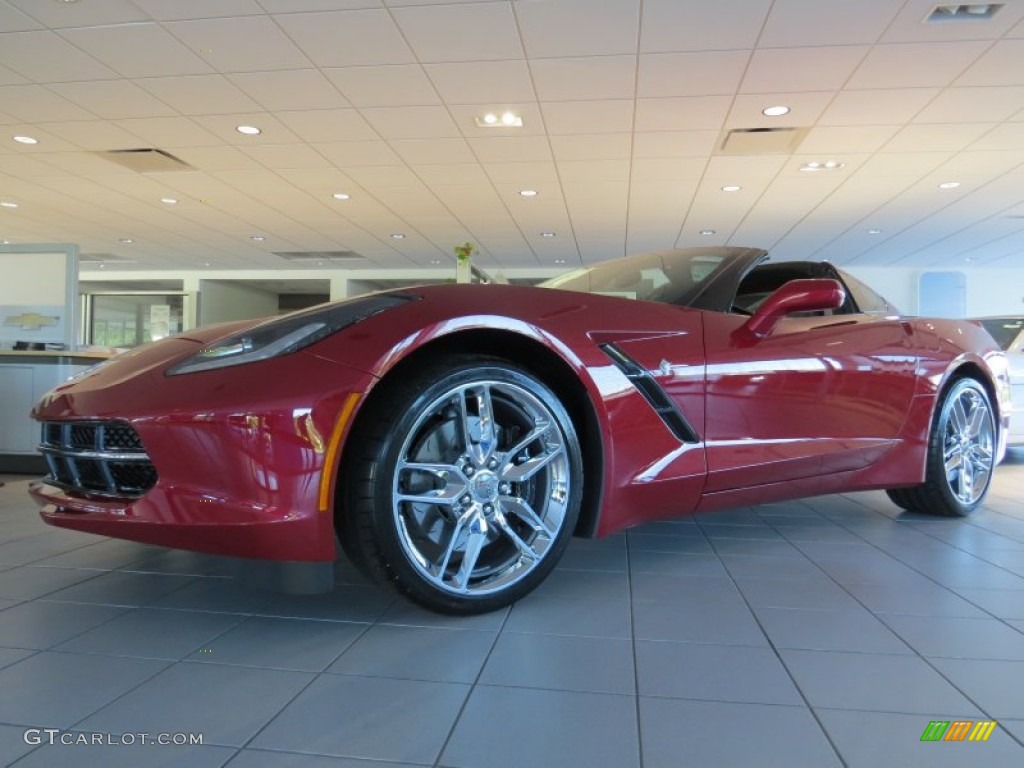 2014 Corvette Stingray Coupe Z51 - Crystal Red Tintcoat / Jet Black photo #1