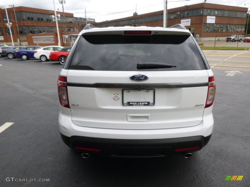 2015 Explorer XLT 4WD - Oxford White / Charcoal Black photo #7