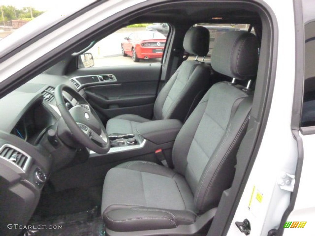2015 Explorer XLT 4WD - Oxford White / Charcoal Black photo #10