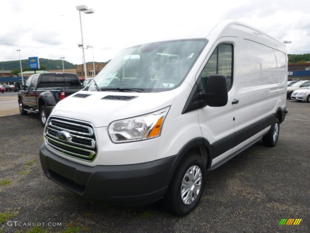 Oxford White 2015 Ford Transit Van 250 MR Long Exterior Photo #95835279
