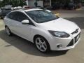 White Platinum - Focus Titanium Sedan Photo No. 1