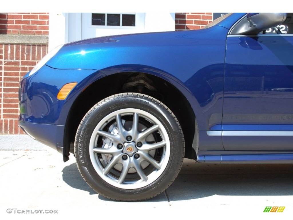 2006 Cayenne S Titanium - Marine Blue Metallic / Black/Steel Grey photo #11