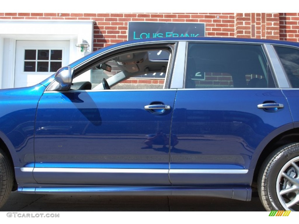 2006 Cayenne S Titanium - Marine Blue Metallic / Black/Steel Grey photo #12