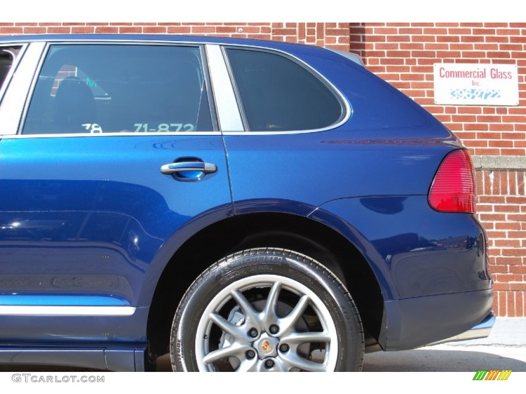 2006 Cayenne S Titanium - Marine Blue Metallic / Black/Steel Grey photo #13