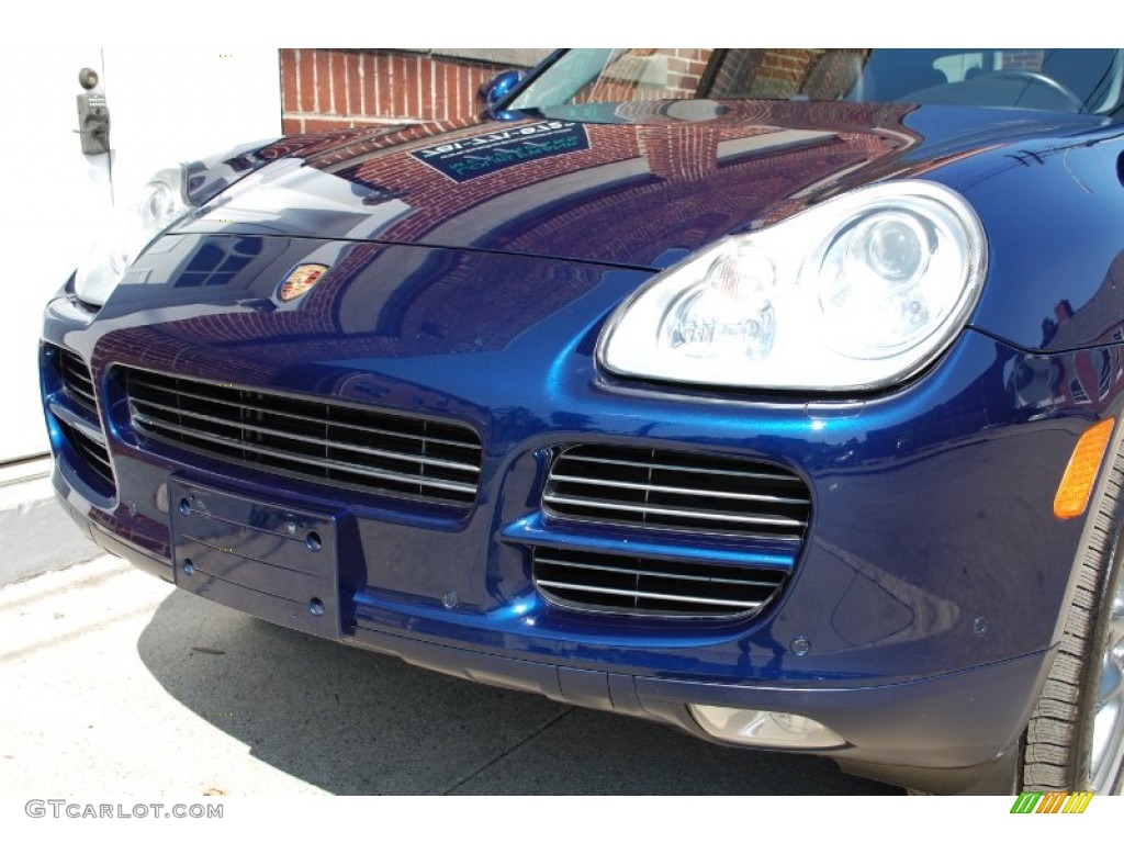 2006 Cayenne S Titanium - Marine Blue Metallic / Black/Steel Grey photo #14