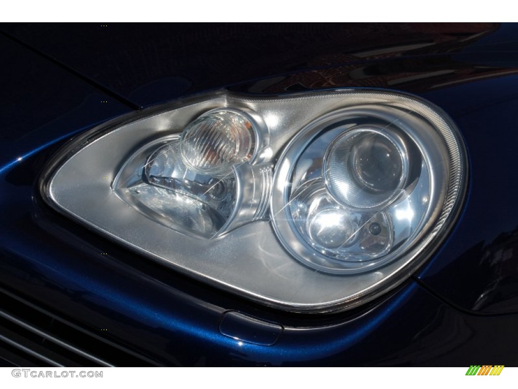 2006 Cayenne S Titanium - Marine Blue Metallic / Black/Steel Grey photo #15