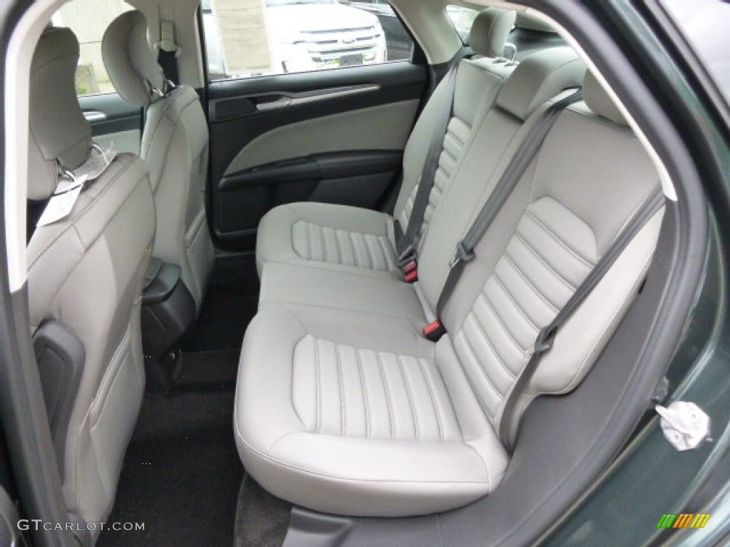 2015 Ford Fusion S Rear Seat Photo #95835955