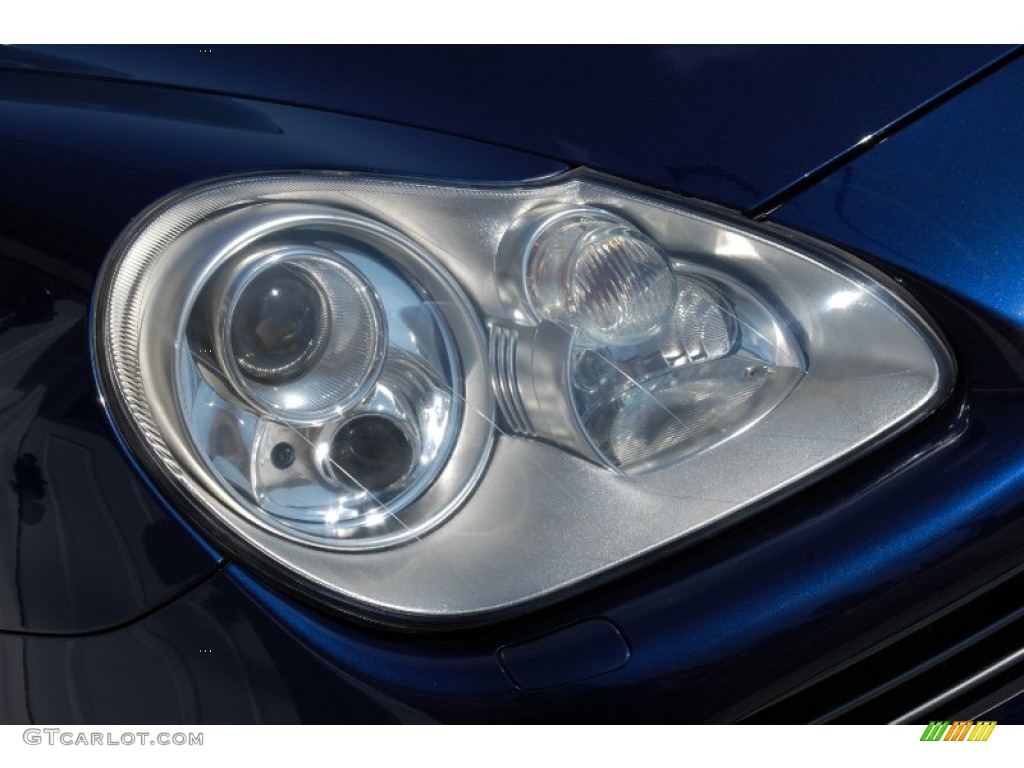 2006 Cayenne S Titanium - Marine Blue Metallic / Black/Steel Grey photo #16