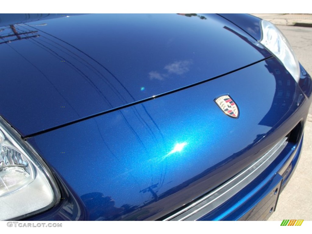 2006 Cayenne S Titanium - Marine Blue Metallic / Black/Steel Grey photo #18