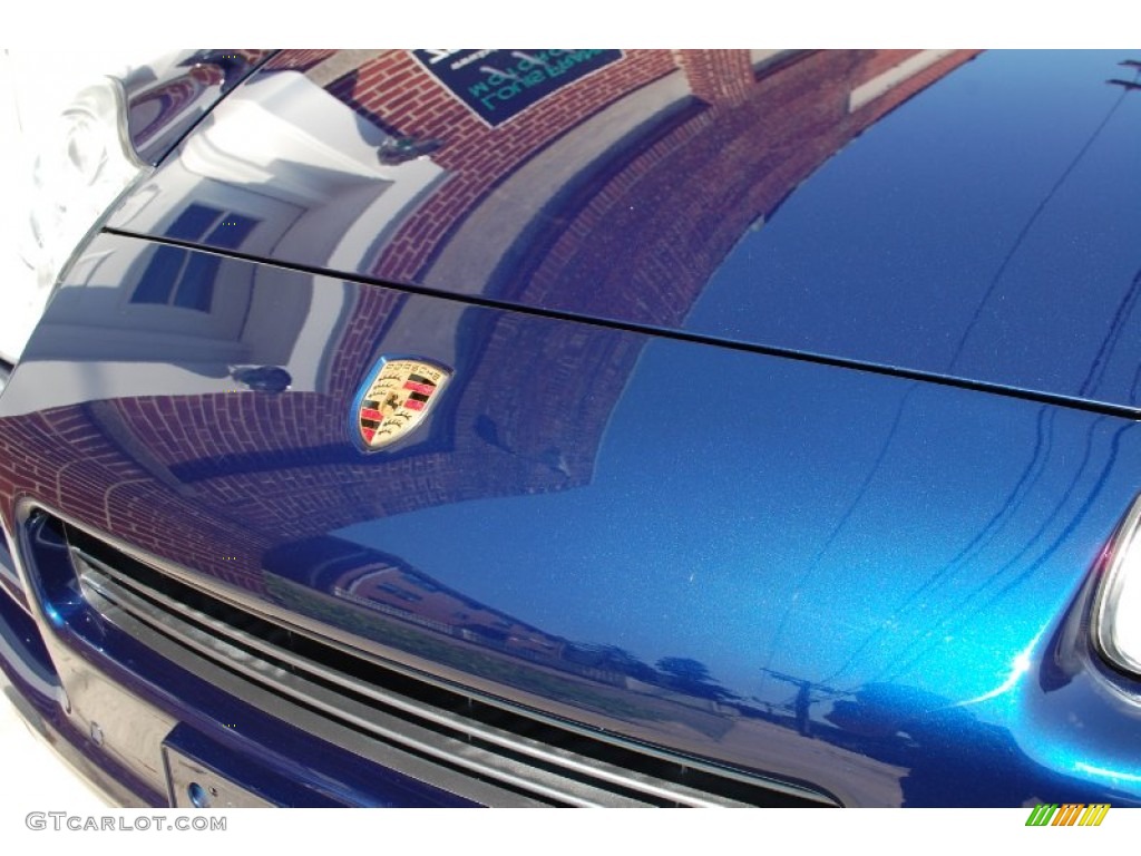 2006 Cayenne S Titanium - Marine Blue Metallic / Black/Steel Grey photo #19