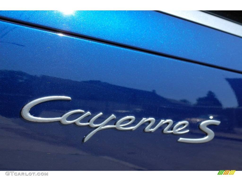 2006 Cayenne S Titanium - Marine Blue Metallic / Black/Steel Grey photo #47