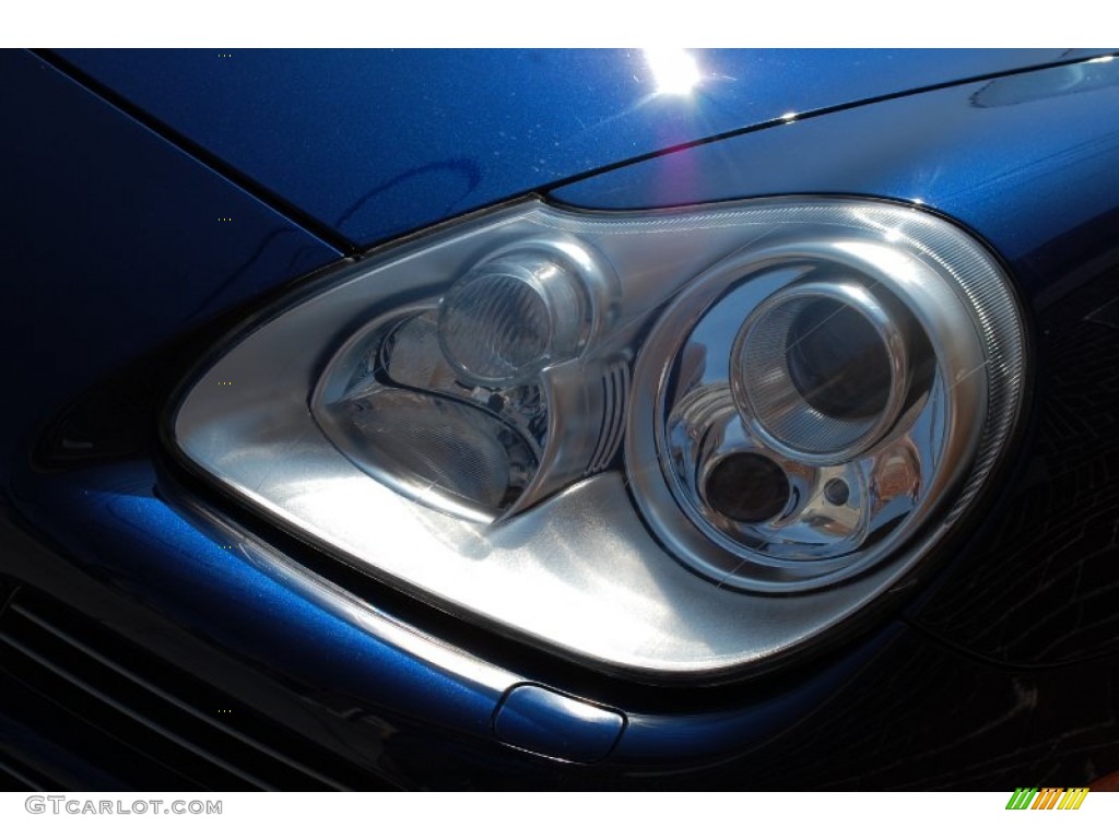 2006 Cayenne S Titanium - Marine Blue Metallic / Black/Steel Grey photo #54