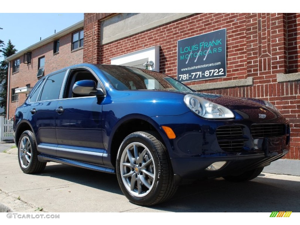 2006 Cayenne S Titanium - Marine Blue Metallic / Black/Steel Grey photo #57