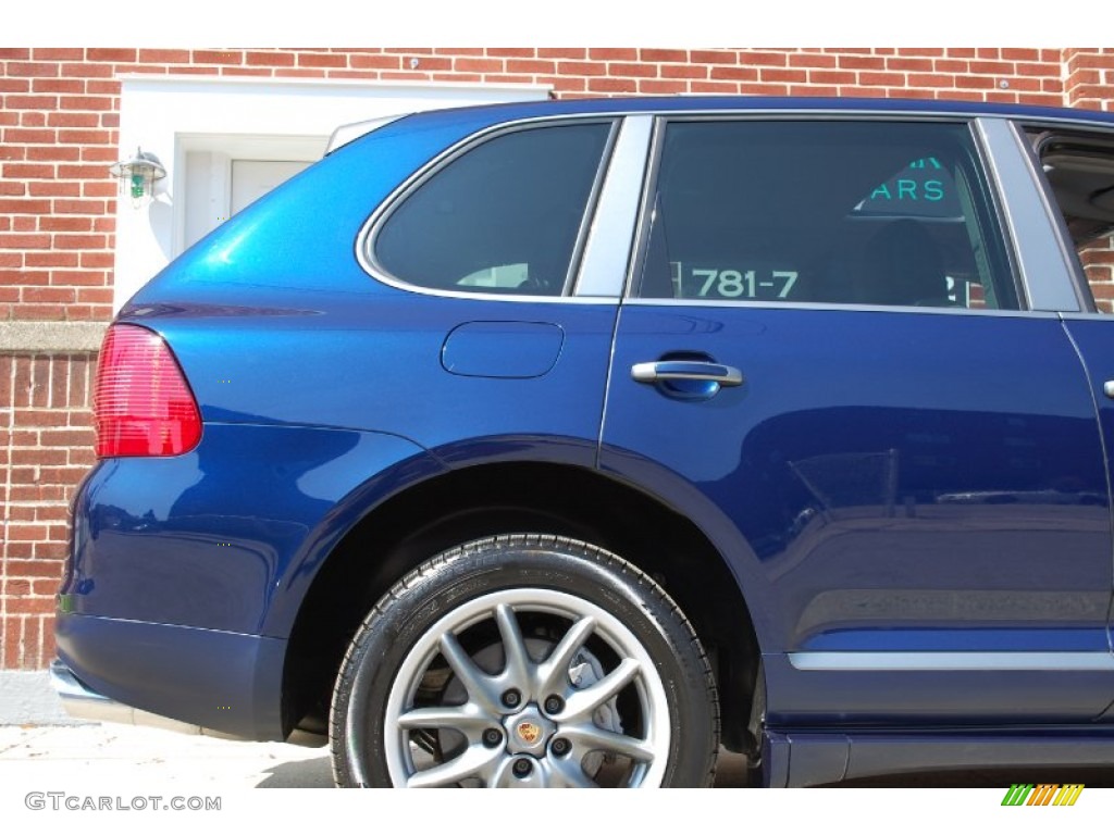 2006 Cayenne S Titanium - Marine Blue Metallic / Black/Steel Grey photo #62