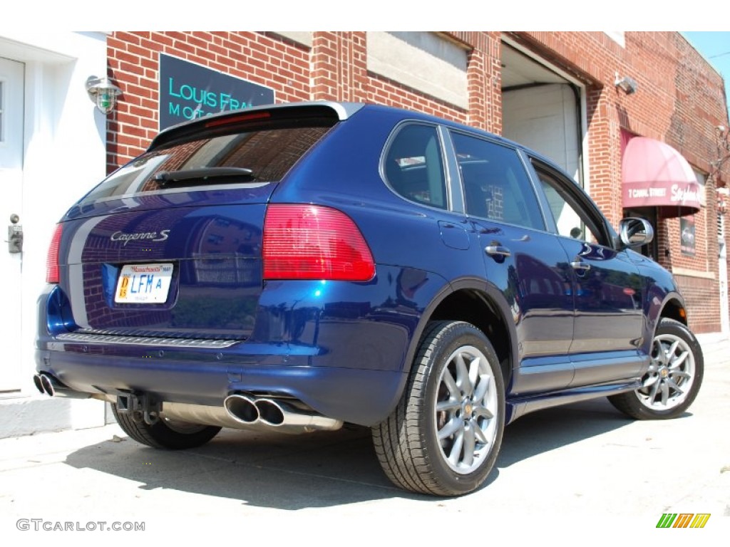 2006 Cayenne S Titanium - Marine Blue Metallic / Black/Steel Grey photo #69