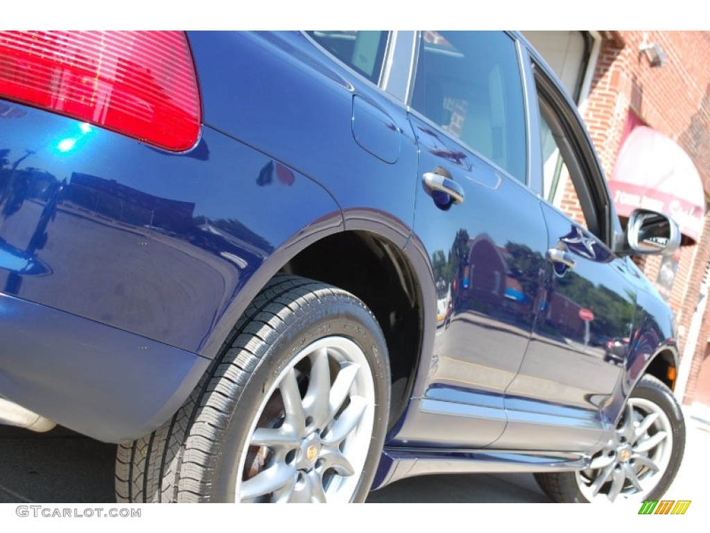 2006 Cayenne S Titanium - Marine Blue Metallic / Black/Steel Grey photo #70