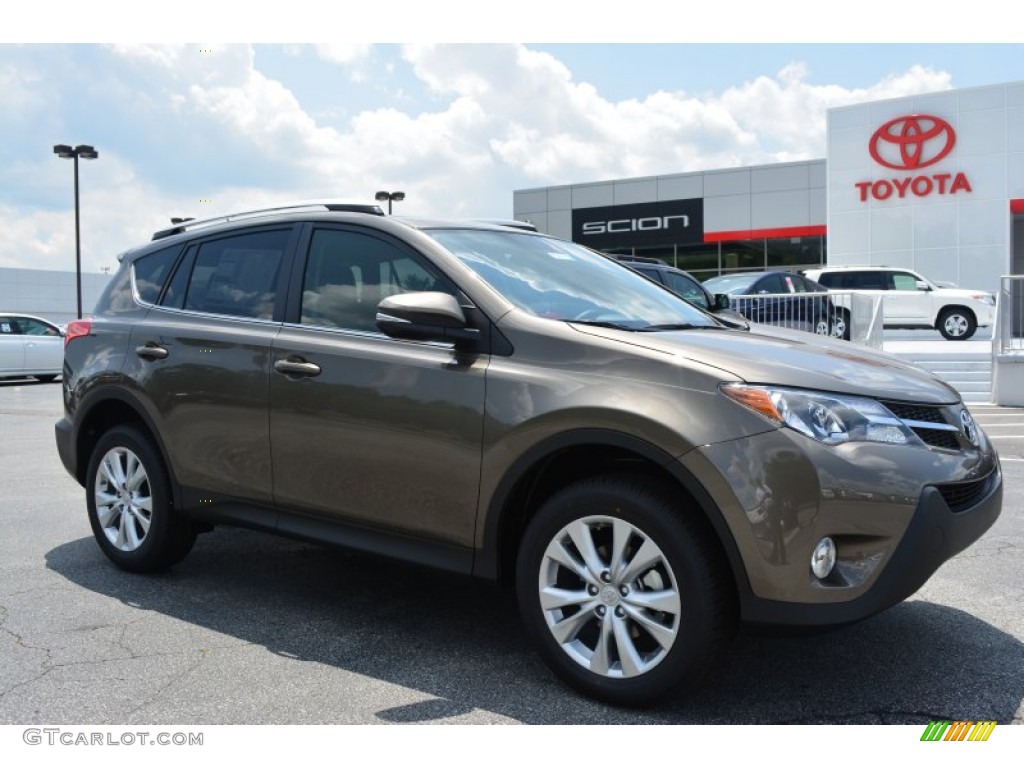 2014 RAV4 Limited - Pyrite Mica / Black photo #1