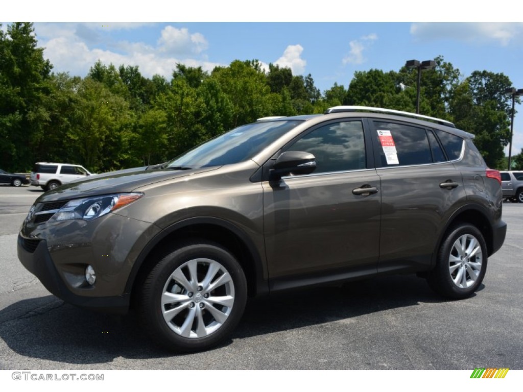 2014 RAV4 Limited - Pyrite Mica / Black photo #3