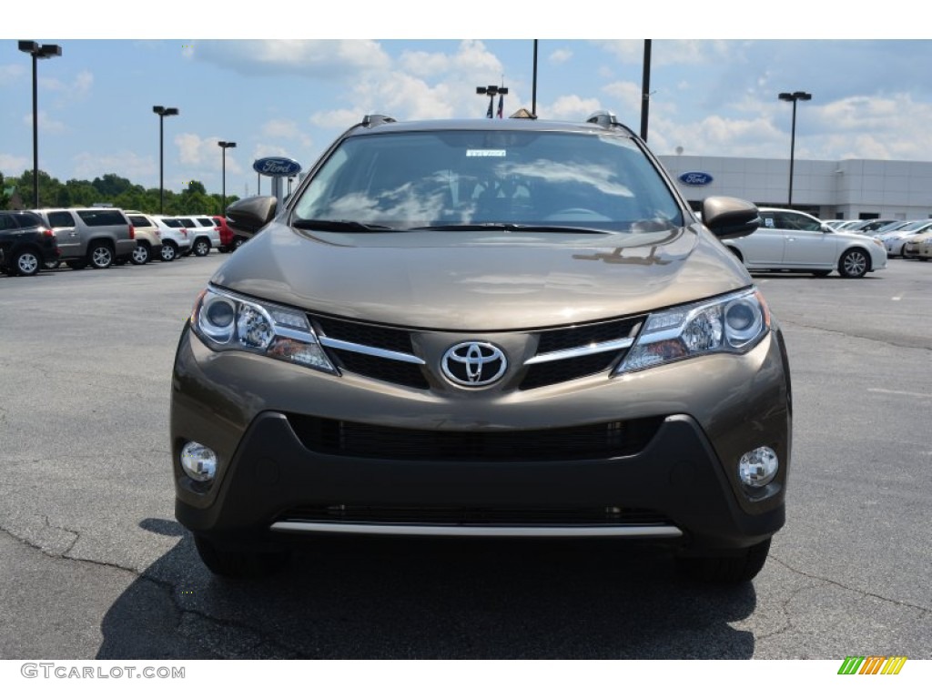 2014 RAV4 Limited - Pyrite Mica / Black photo #4