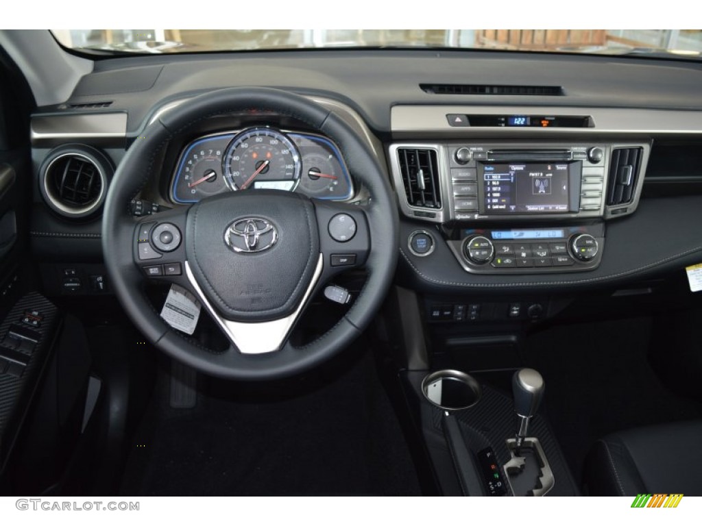 2014 RAV4 Limited - Pyrite Mica / Black photo #12
