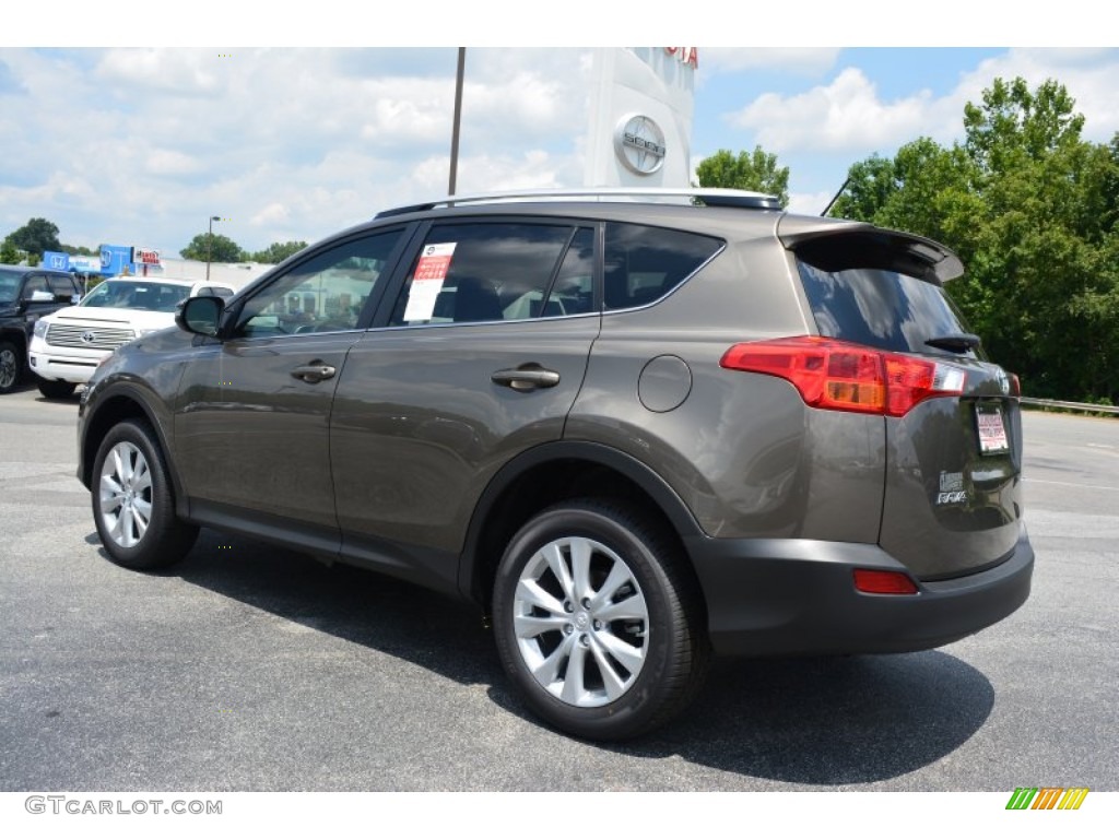 2014 RAV4 Limited - Pyrite Mica / Black photo #27