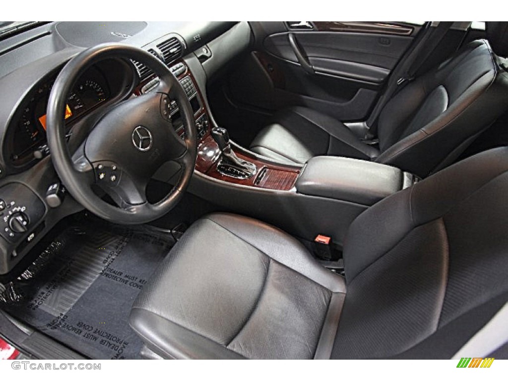 Charcoal Interior 2002 Mercedes-Benz C 240 Sedan Photo #95838922