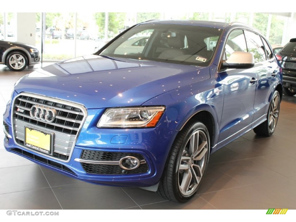 2015 SQ5 Prestige 3.0 TFSI quattro - Sepang Blue Pearl / Chestnut Brown photo #3