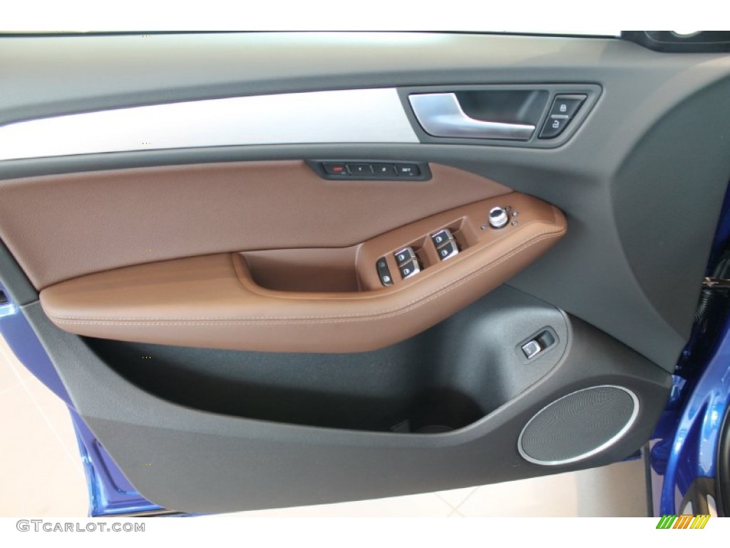 2015 Audi SQ5 Prestige 3.0 TFSI quattro Chestnut Brown Door Panel Photo #95839552