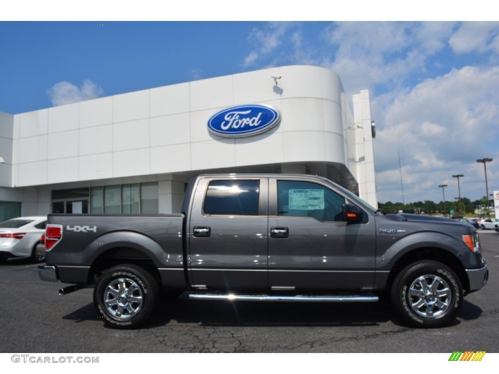 2014 F150 XLT SuperCrew 4x4 - Sterling Grey / Steel Grey photo #2