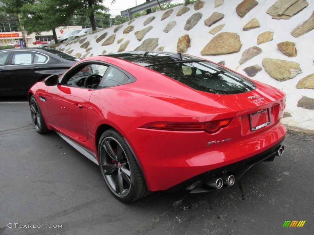 Salsa Red 2015 Jaguar F-TYPE R Coupe Exterior Photo #95839633