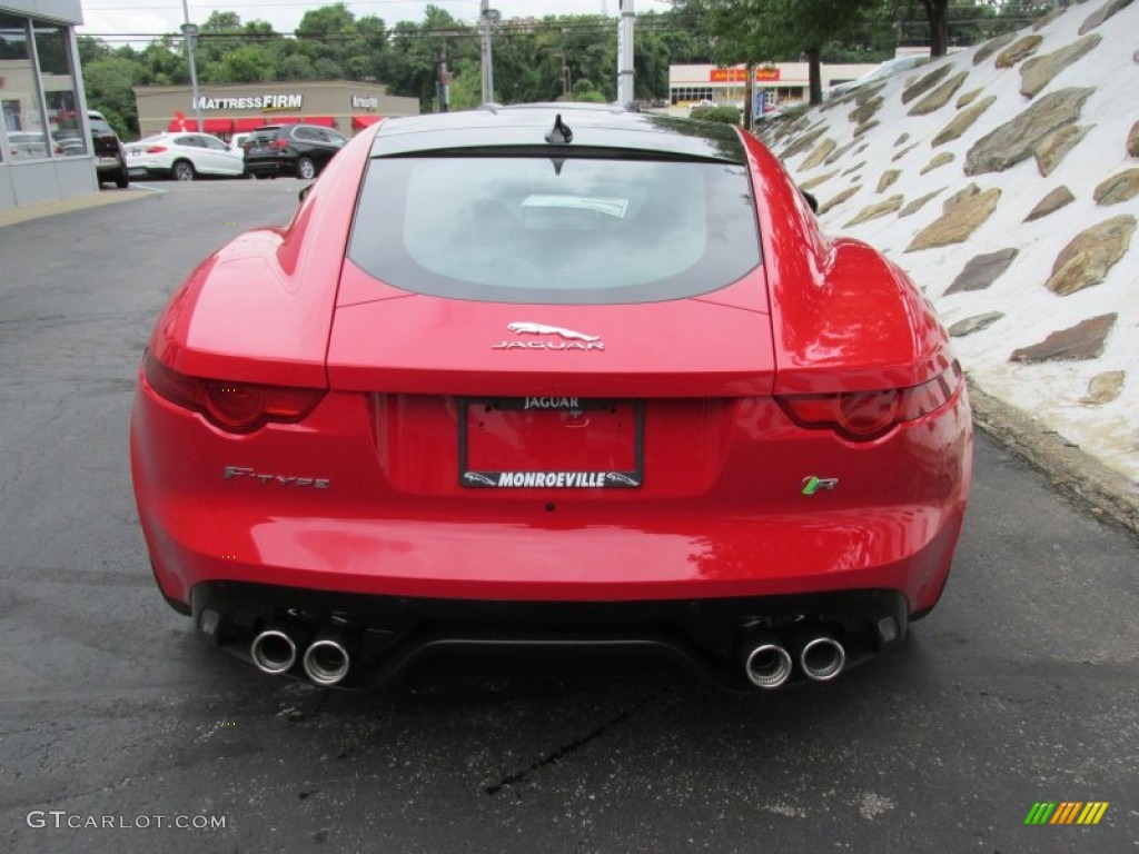 2015 F-TYPE R Coupe - Salsa Red / Jet photo #5
