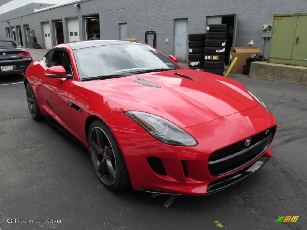 2015 F-TYPE R Coupe - Salsa Red / Jet photo #7