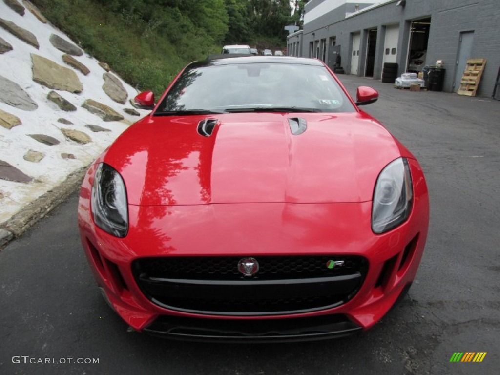 2015 F-TYPE R Coupe - Salsa Red / Jet photo #8