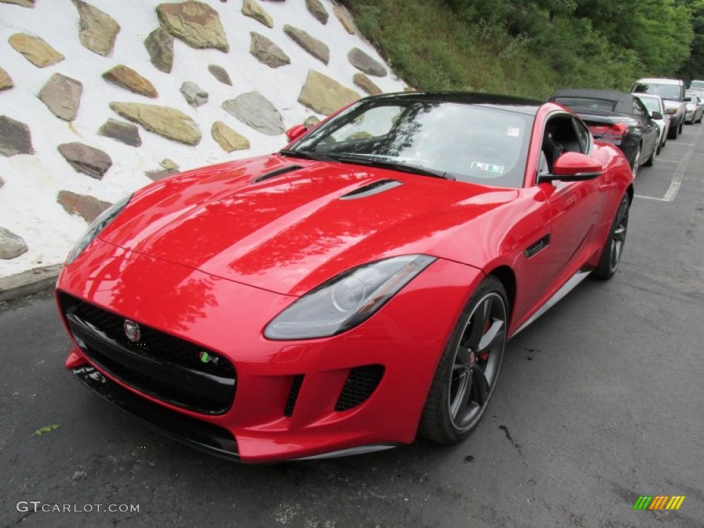 2015 F-TYPE R Coupe - Salsa Red / Jet photo #9