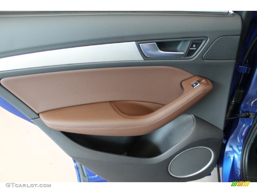 2015 Audi SQ5 Prestige 3.0 TFSI quattro Chestnut Brown Door Panel Photo #95839894