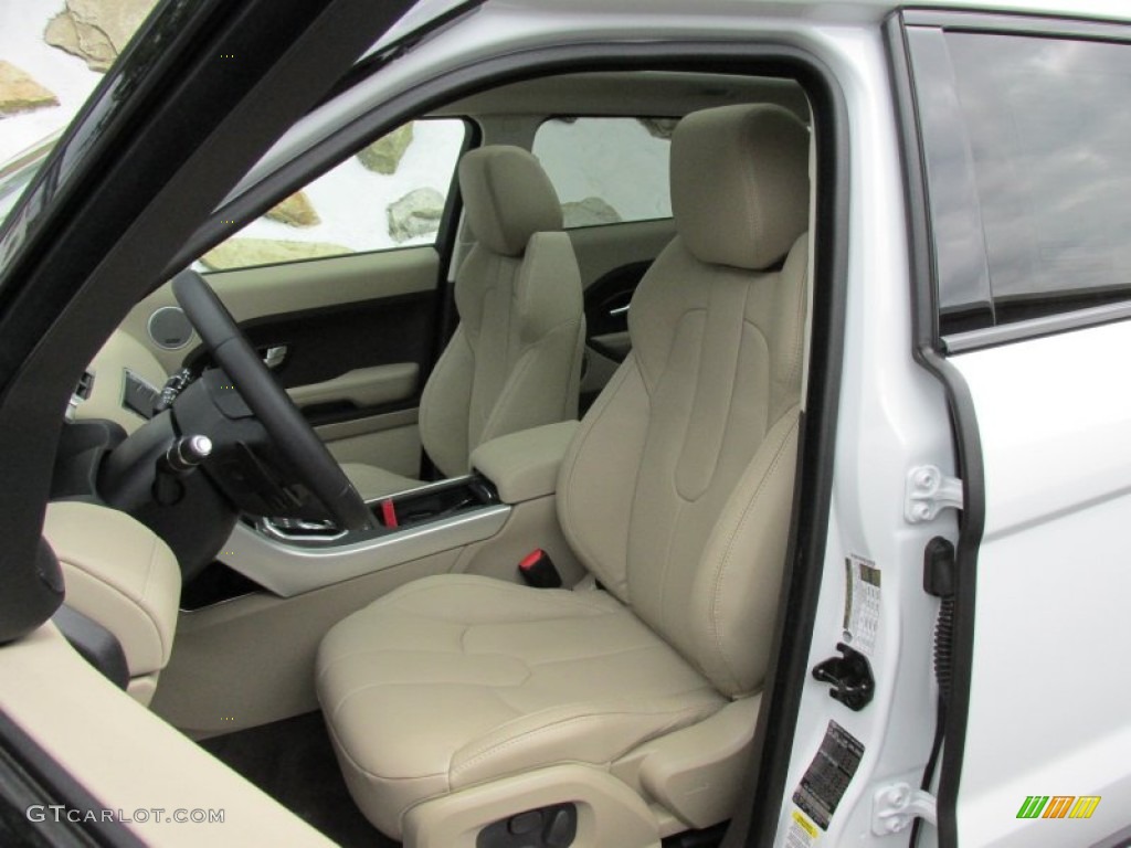 Almond/Espresso Interior 2015 Land Rover Range Rover Evoque Pure Premium Photo #95840267
