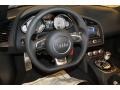 Black 2014 Audi R8 Spyder V8 Steering Wheel