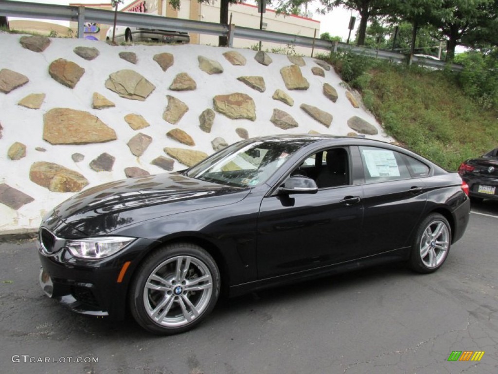 Jet Black 2015 BMW 4 Series 428i xDrive Gran Coupe Exterior Photo #95841856