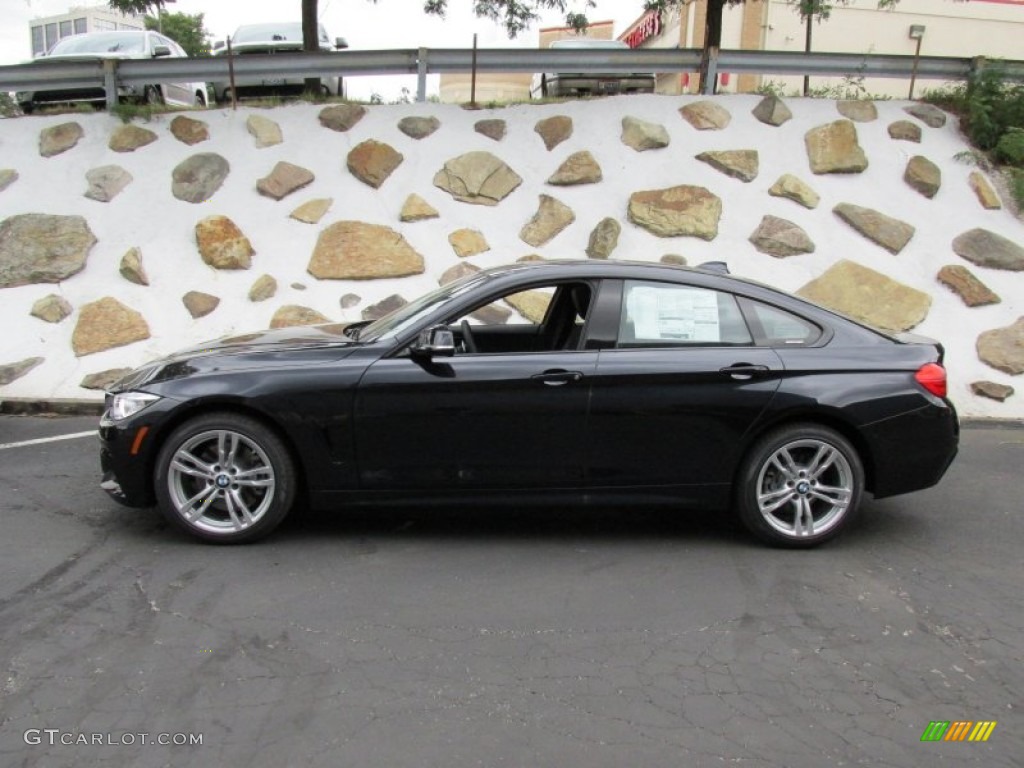 Jet Black 2015 BMW 4 Series 428i xDrive Gran Coupe Exterior Photo #95841883