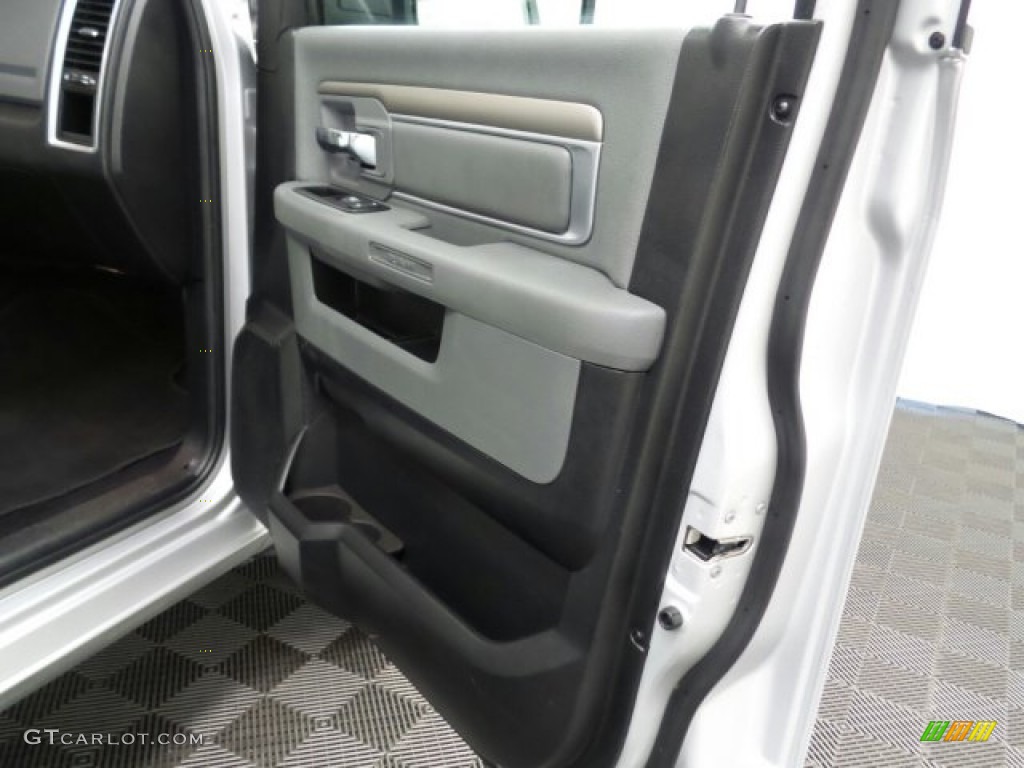 2014 1500 SLT Quad Cab 4x4 - Bright Silver Metallic / Black/Diesel Gray photo #16