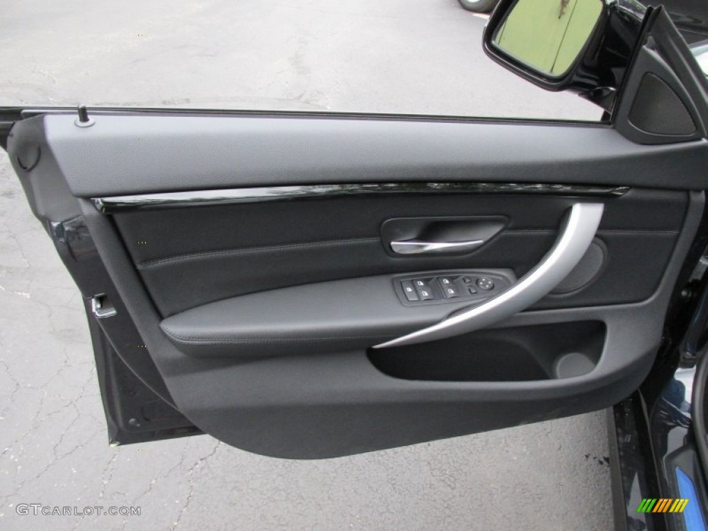 2015 BMW 4 Series 428i xDrive Gran Coupe Black Door Panel Photo #95842075