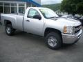 Silver Ice Metallic - Silverado 2500HD WT Regular Cab 4x4 Photo No. 3
