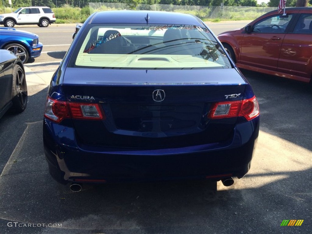 2009 TSX Sedan - Vortex Blue Pearl / Ebony photo #2