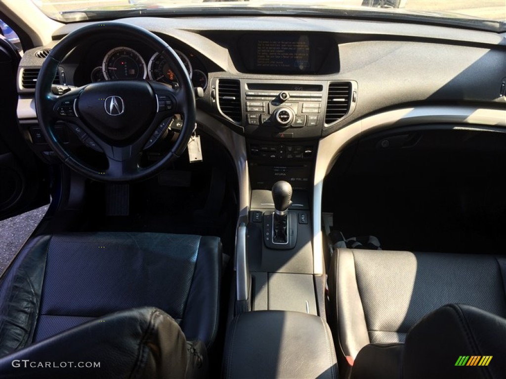 2009 TSX Sedan - Vortex Blue Pearl / Ebony photo #6