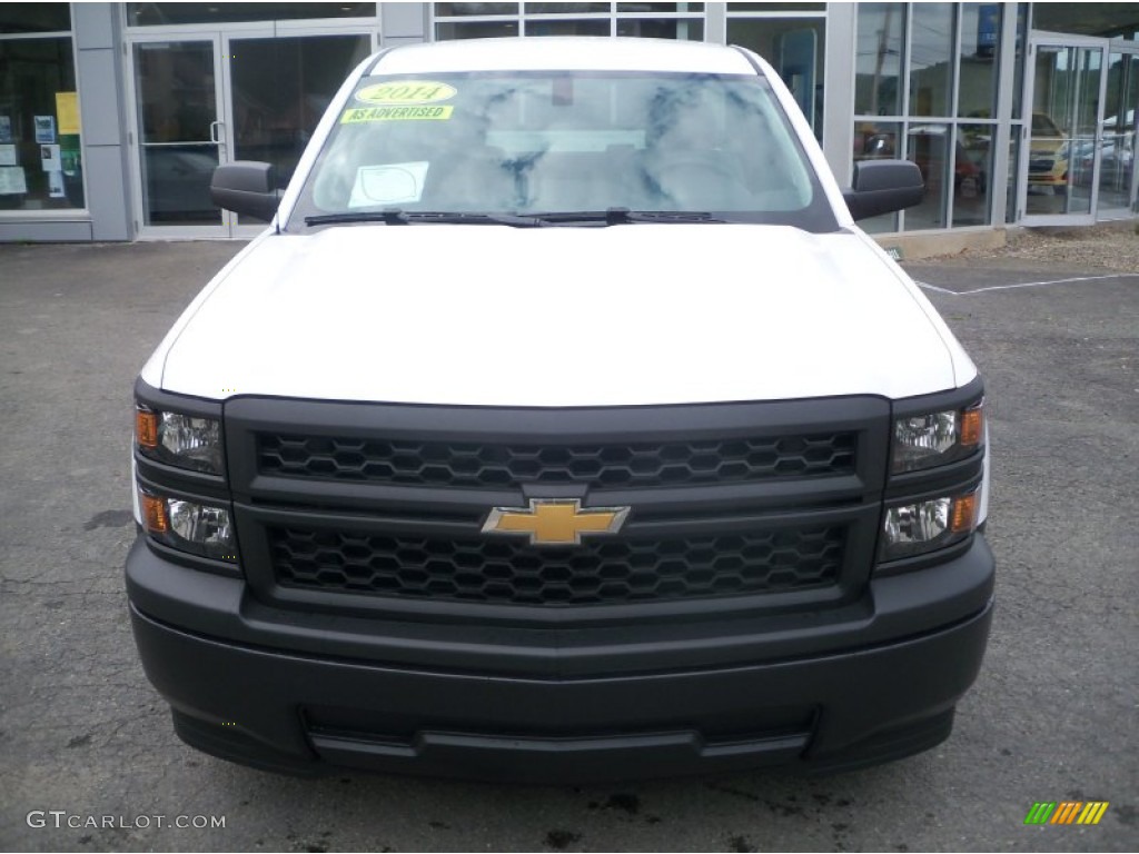 2014 Silverado 1500 WT Regular Cab - Summit White / Jet Black/Dark Ash photo #3