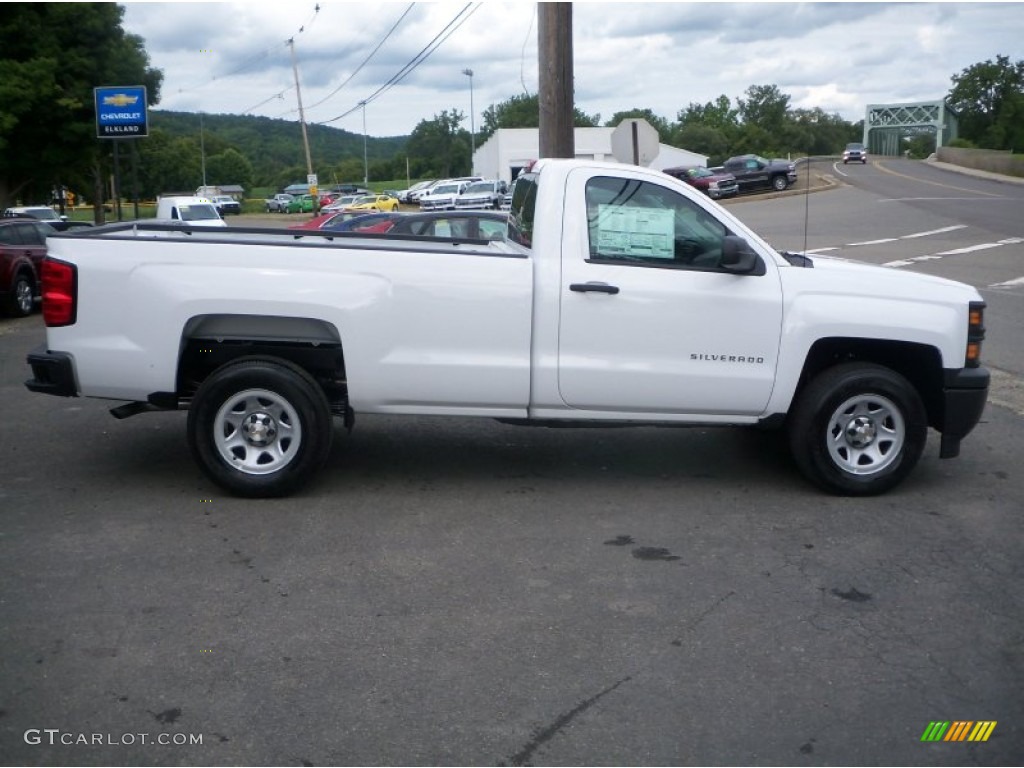 2014 Silverado 1500 WT Regular Cab - Summit White / Jet Black/Dark Ash photo #5