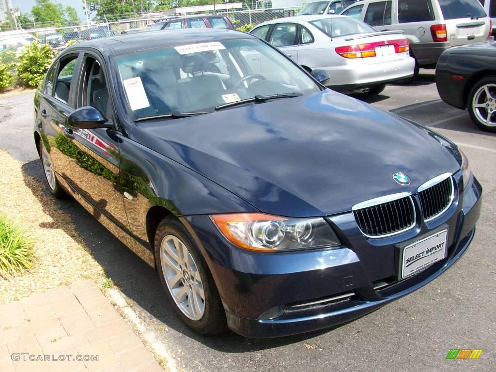 2006 3 Series 325i Sedan - Monaco Blue Metallic / Grey photo #5